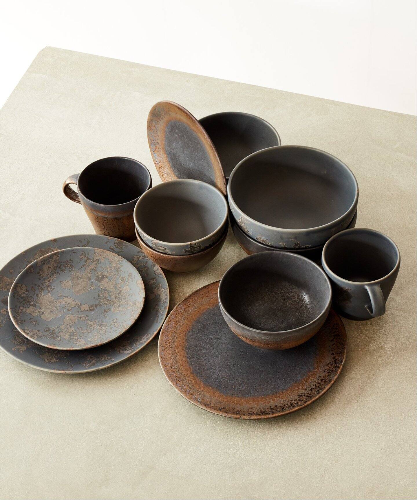 作山窯さくざん・中鉢2つセット てばなせ