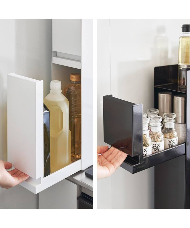 WEB限定》【tower/タワー】隠せる調味料ラック 2段（食器・テーブル  