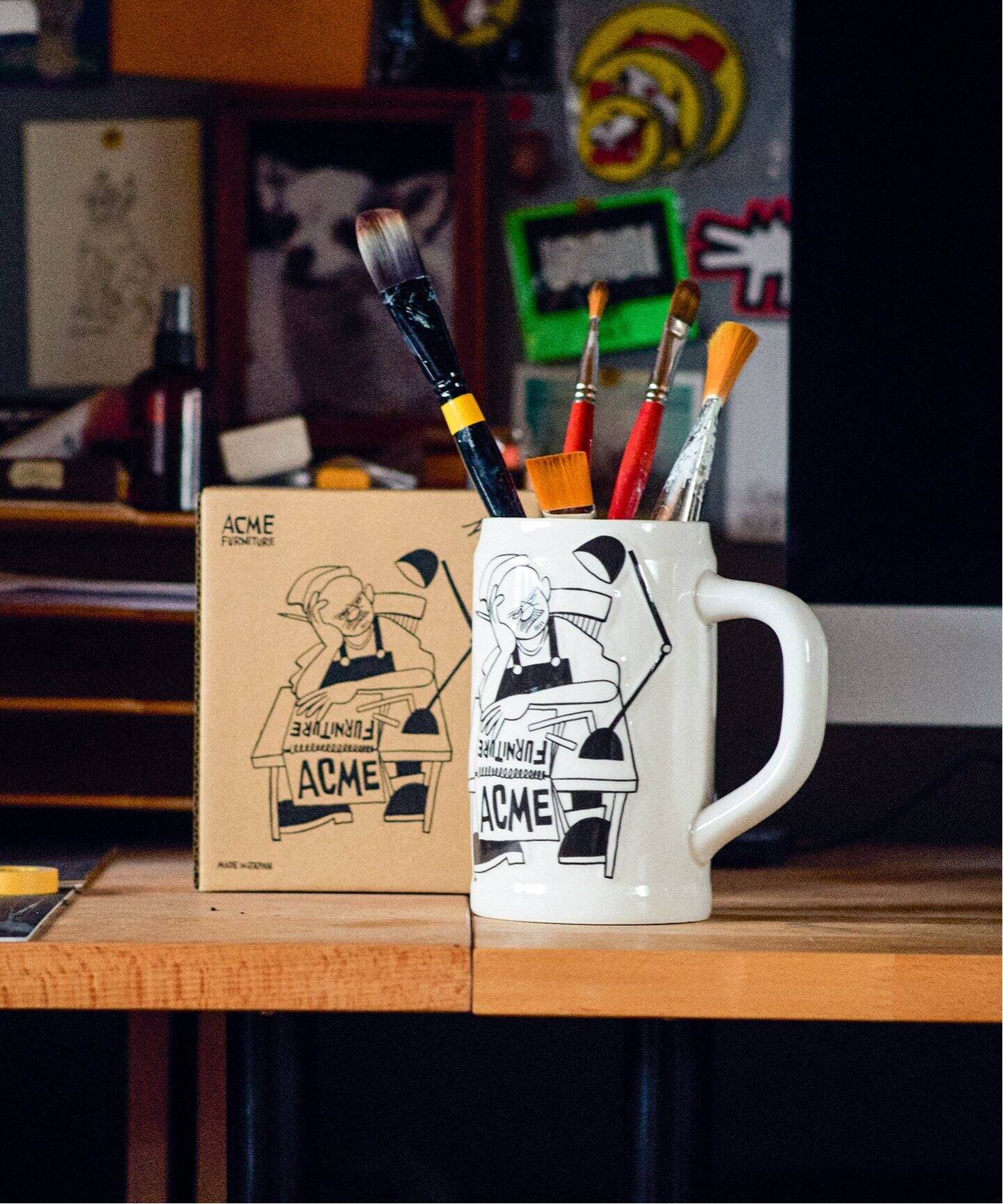 花井祐介× ACME】 BEER MUG ビア マグ ACME40周年限定アイテム（食器 