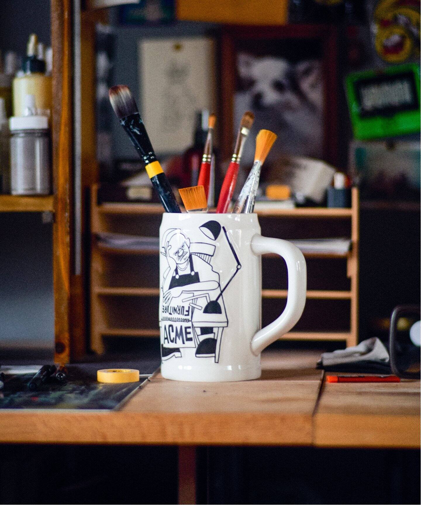 花井祐介× ACME】 BEER MUG ビア マグ ACME40周年限定アイテム（食器 
