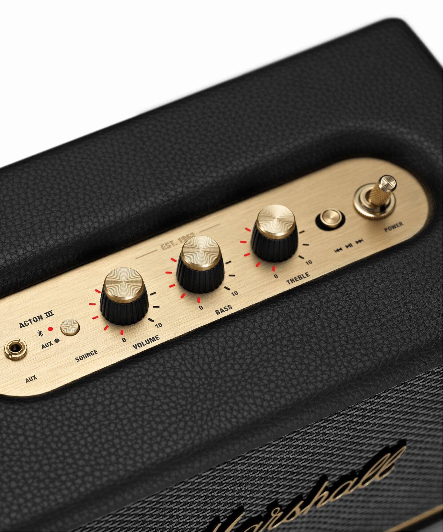 ☆【Marshall/マーシャル】Acton 3 Bluetooth Black スピーカー（家電 