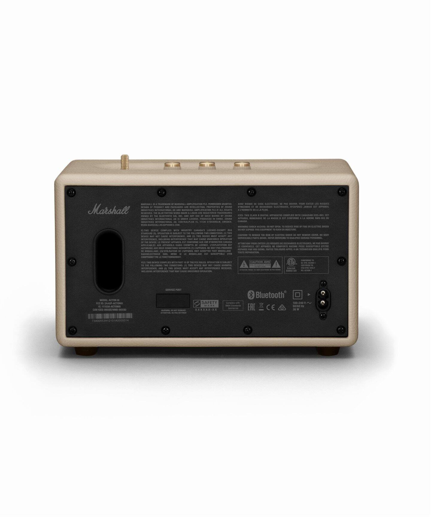 ☆【Marshall/マーシャル】Acton 3 Bluetooth Cream スピーカー（家電 