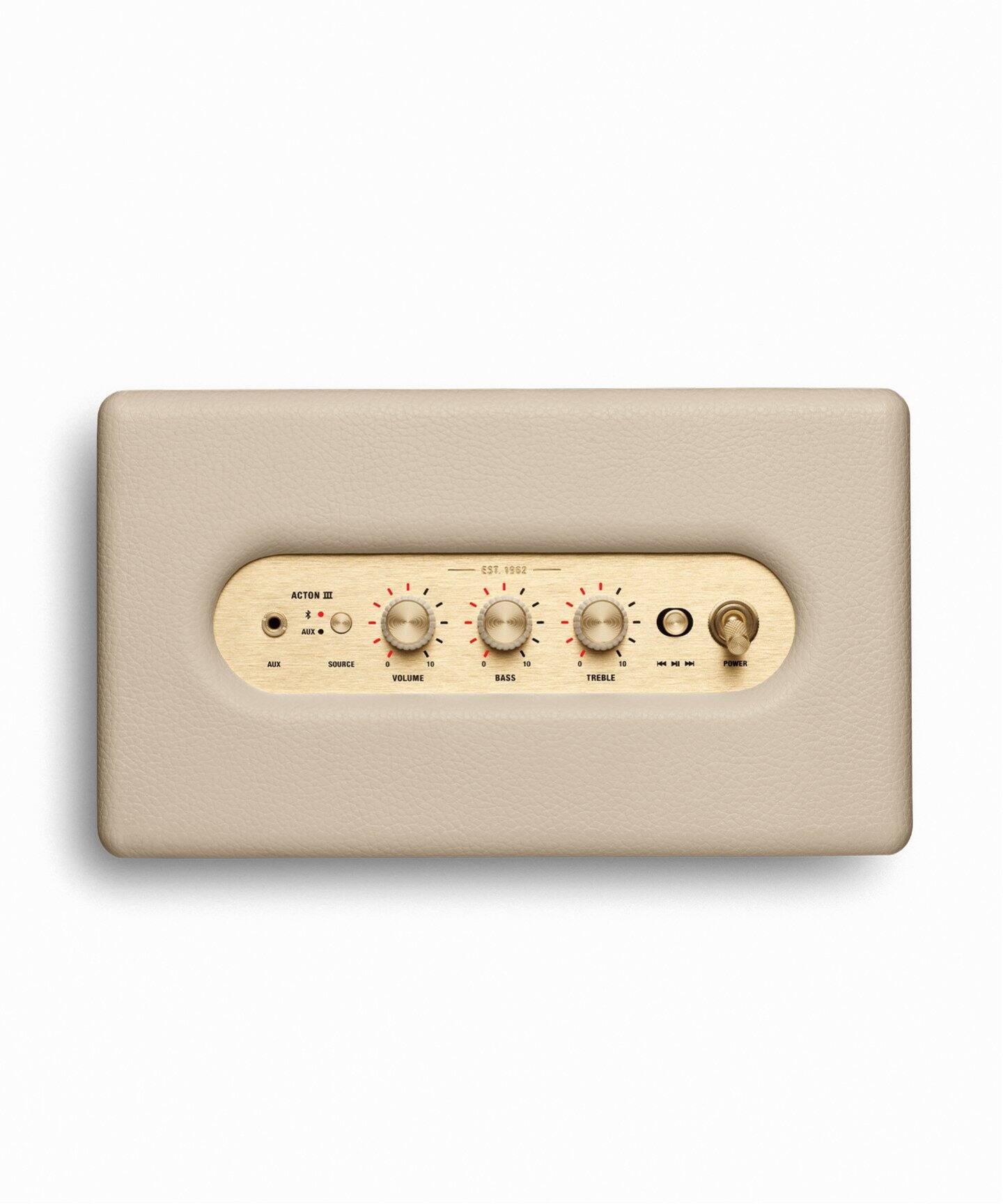 ☆【Marshall/マーシャル】Acton 3 Bluetooth Cream スピーカー（家電 