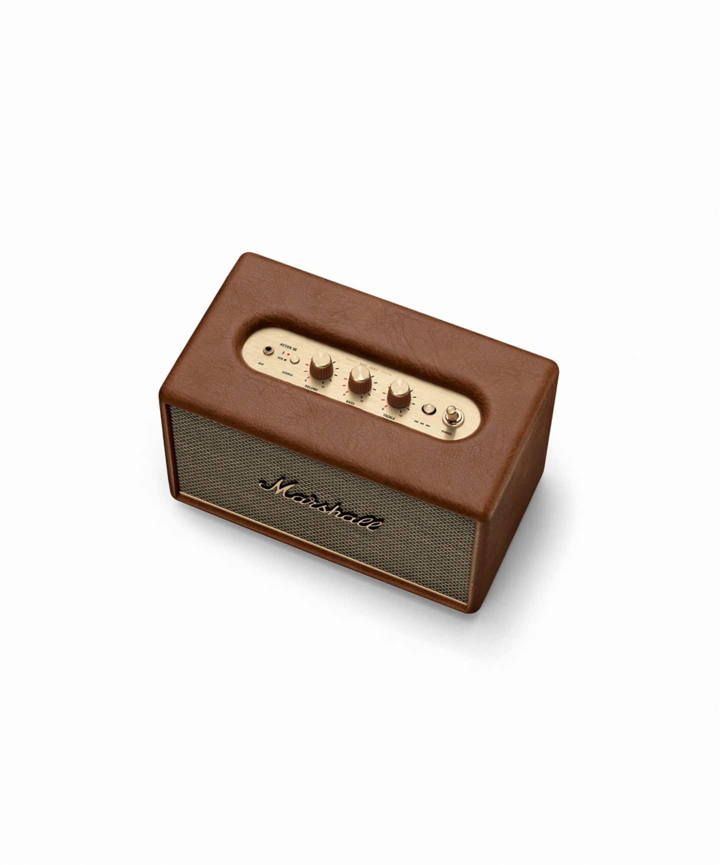 ほぼ新品♪ Marshall マーシャル ACTON3 アクトン3 ブラウン♪ ☆【Marshall/マーシャル】Acton 3 Bluetooth Brown スピーカー
