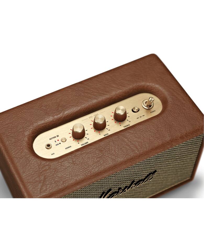 ☆【Marshall/マーシャル】Acton 3 Bluetooth Brown スピーカー（家電 