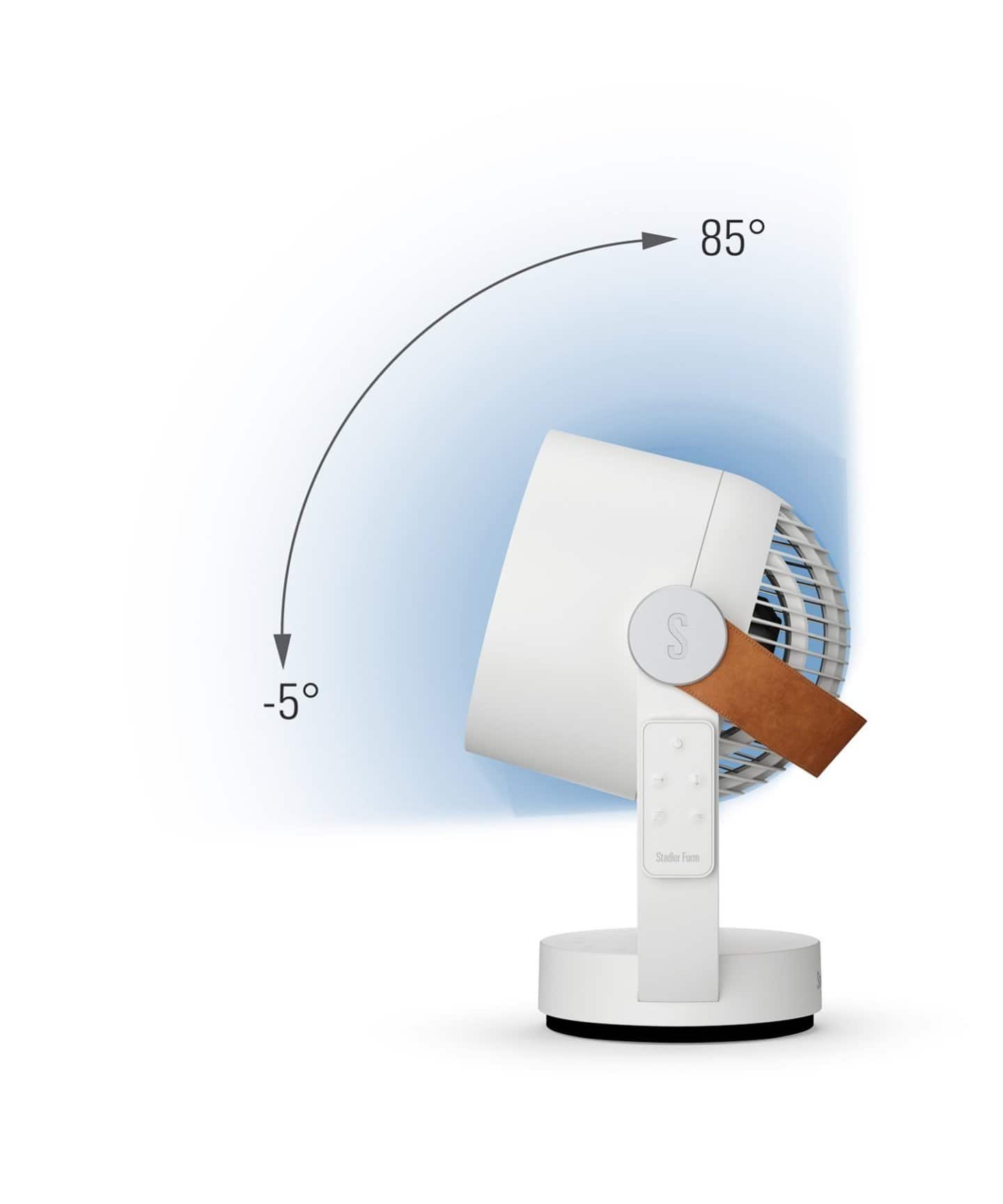 Stadler Form Leo サーキュレーター　ホワイト Stadler Form Leo サーキュレーター ホワイト 「送料無料」/ 3D送風