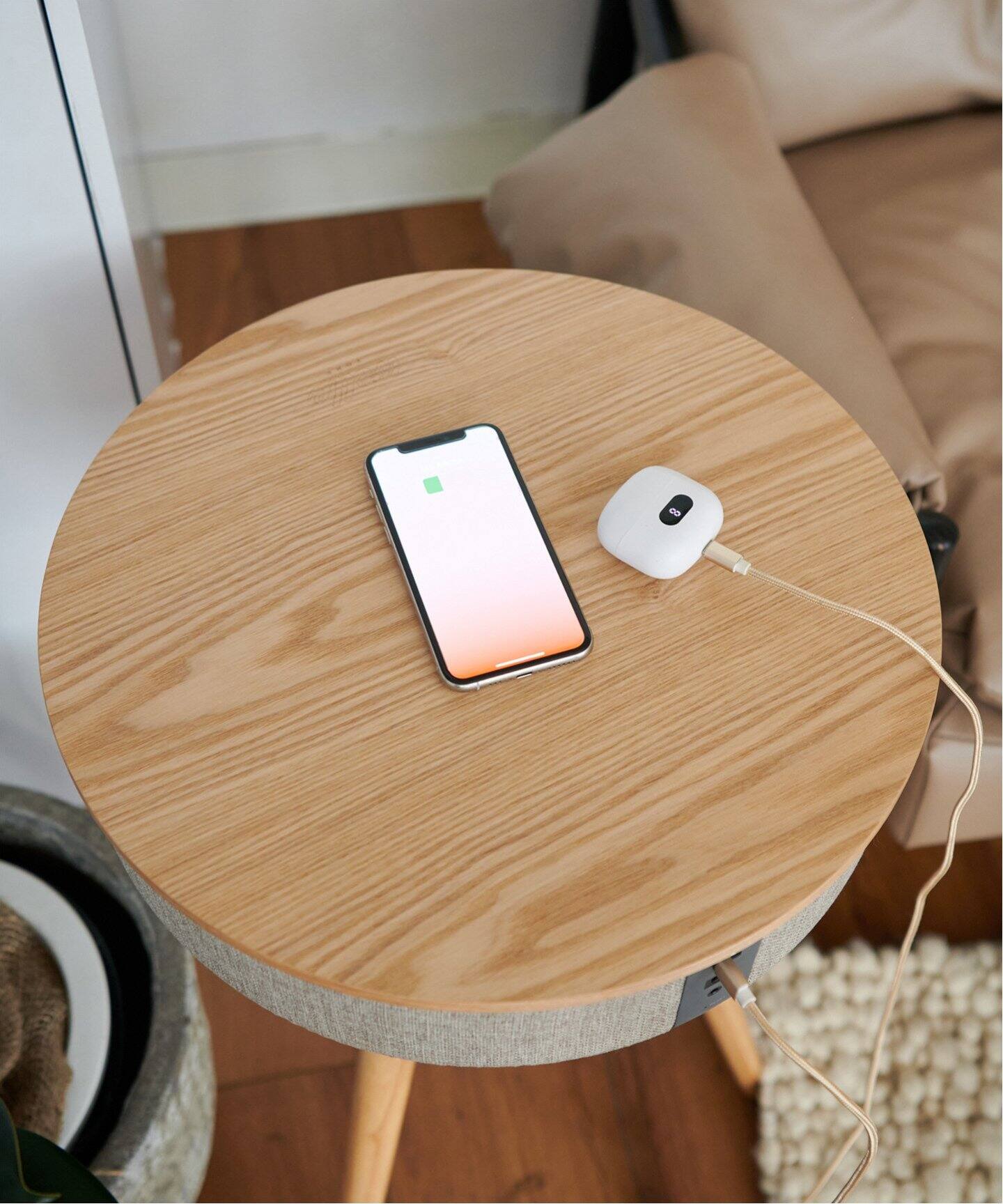 ☆【welle/ベレー】 Mellow 360°Bluetoothテーブル型 スピーカー（家電 