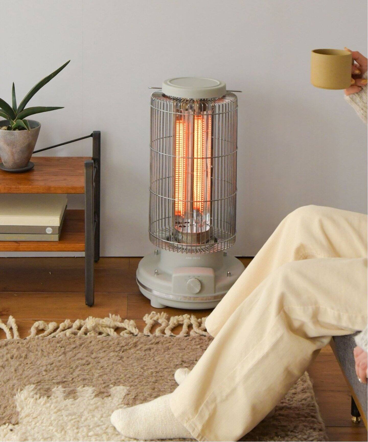 AND DECO/アンドデコ】CARBON HEATER レトロ カーボン ヒーター（家電 