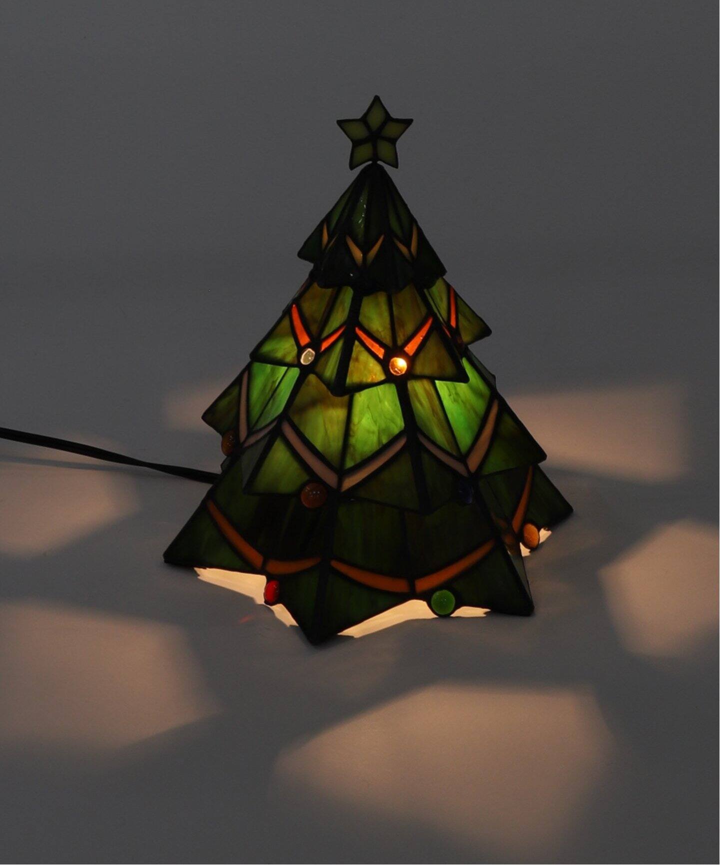 STAINED GLASS LAMP TREE ステンドグラス ランプ クリスマスツリー（照明）｜JOURNAL STANDARD