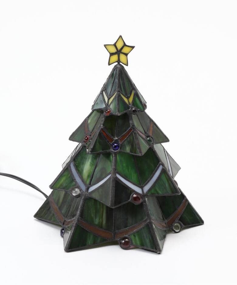 STAINED GLASS LAMP TREE ステンドグラス ランプ クリスマスツリー（照明）｜JOURNAL STANDARD