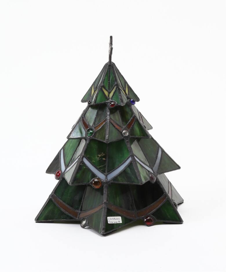 STAINED GLASS LAMP TREE ステンドグラス ランプ クリスマスツリー（照明）｜JOURNAL STANDARD