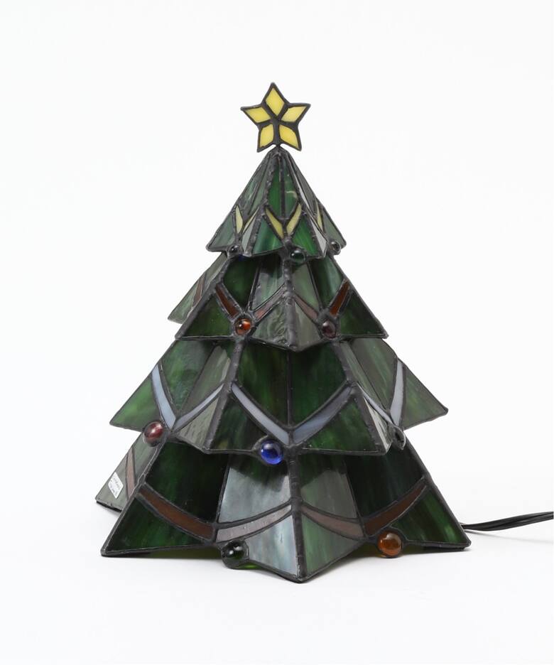 STAINED GLASS LAMP TREE ステンドグラス ランプ クリスマスツリー（照明）｜JOURNAL STANDARD