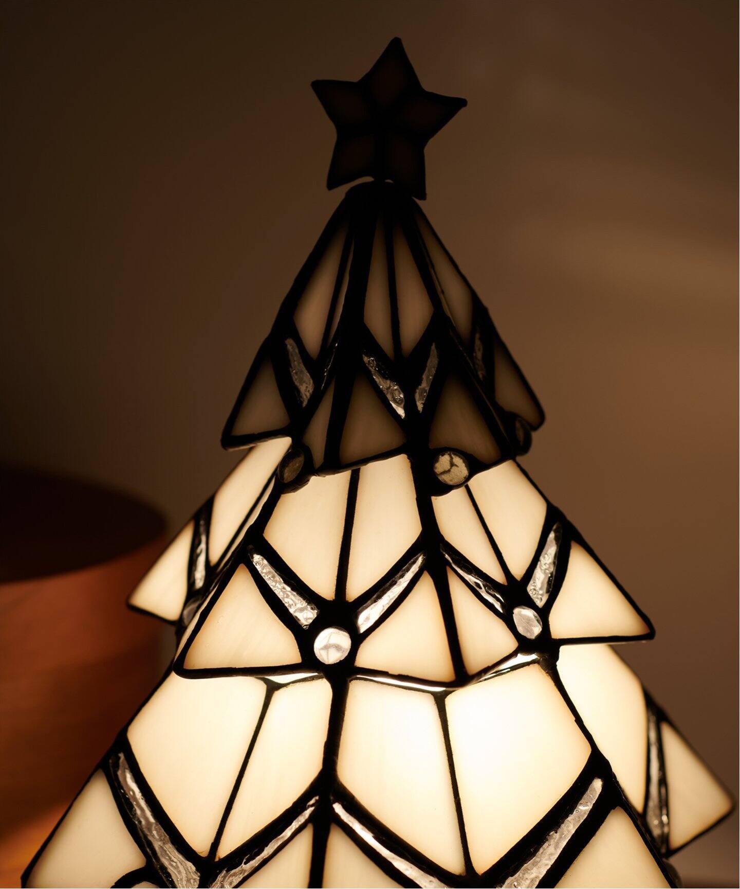 STAINED GLASS LAMP TREE ステンドグラス ランプ クリスマスツリー 