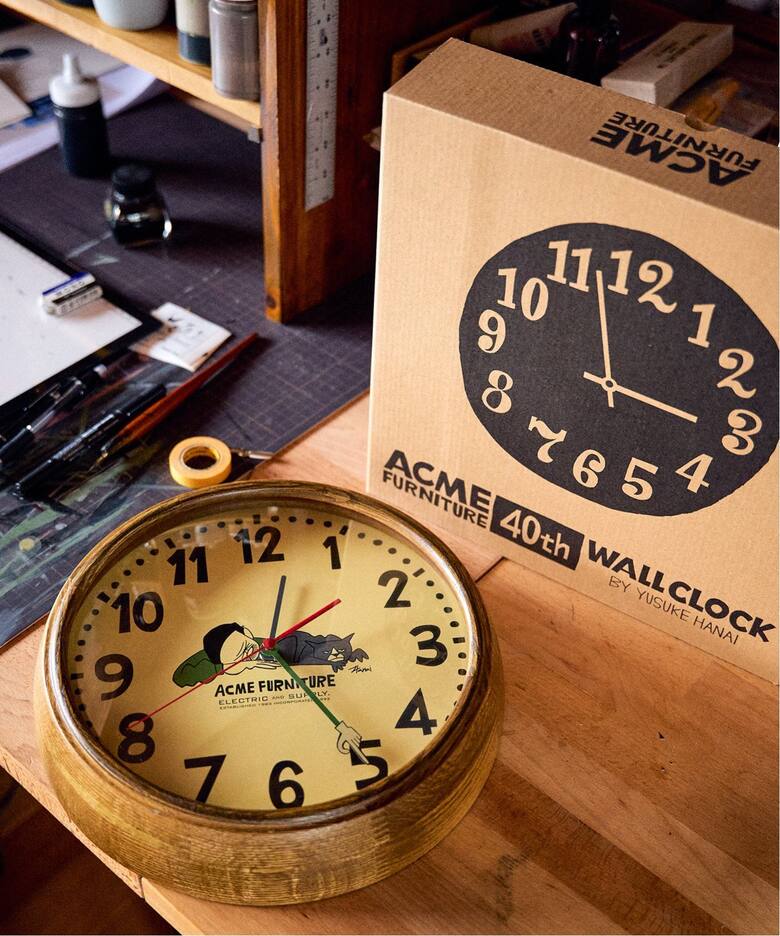 ☆【花井祐介× ACME】BRIGHTON CLOCK 壁掛け時計 時計 ACME40周年限定 
