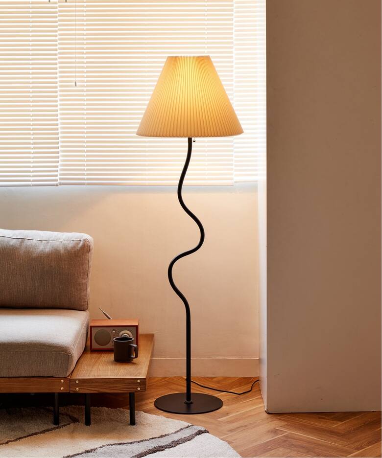 予約》WAVY FLOOR LAMP ウェービー フロアランプ 電球付属（照明  