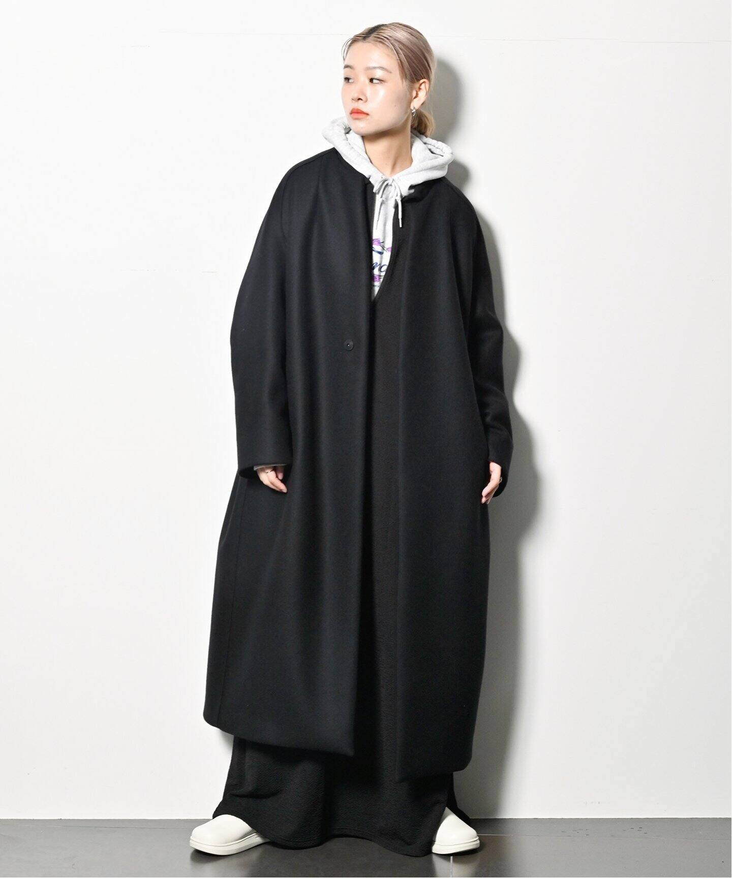 追加》OVER COCCON コート（ノーカラーコート）｜CITYSHOP（シティ 