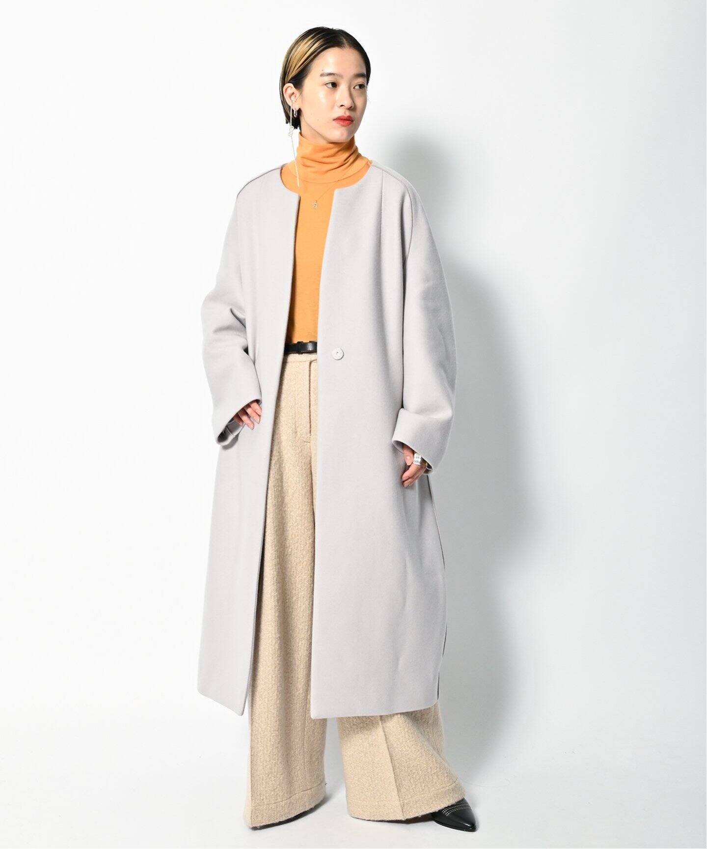 追加》OVER COCCON コート（ノーカラーコート）｜CITYSHOP（シティ 