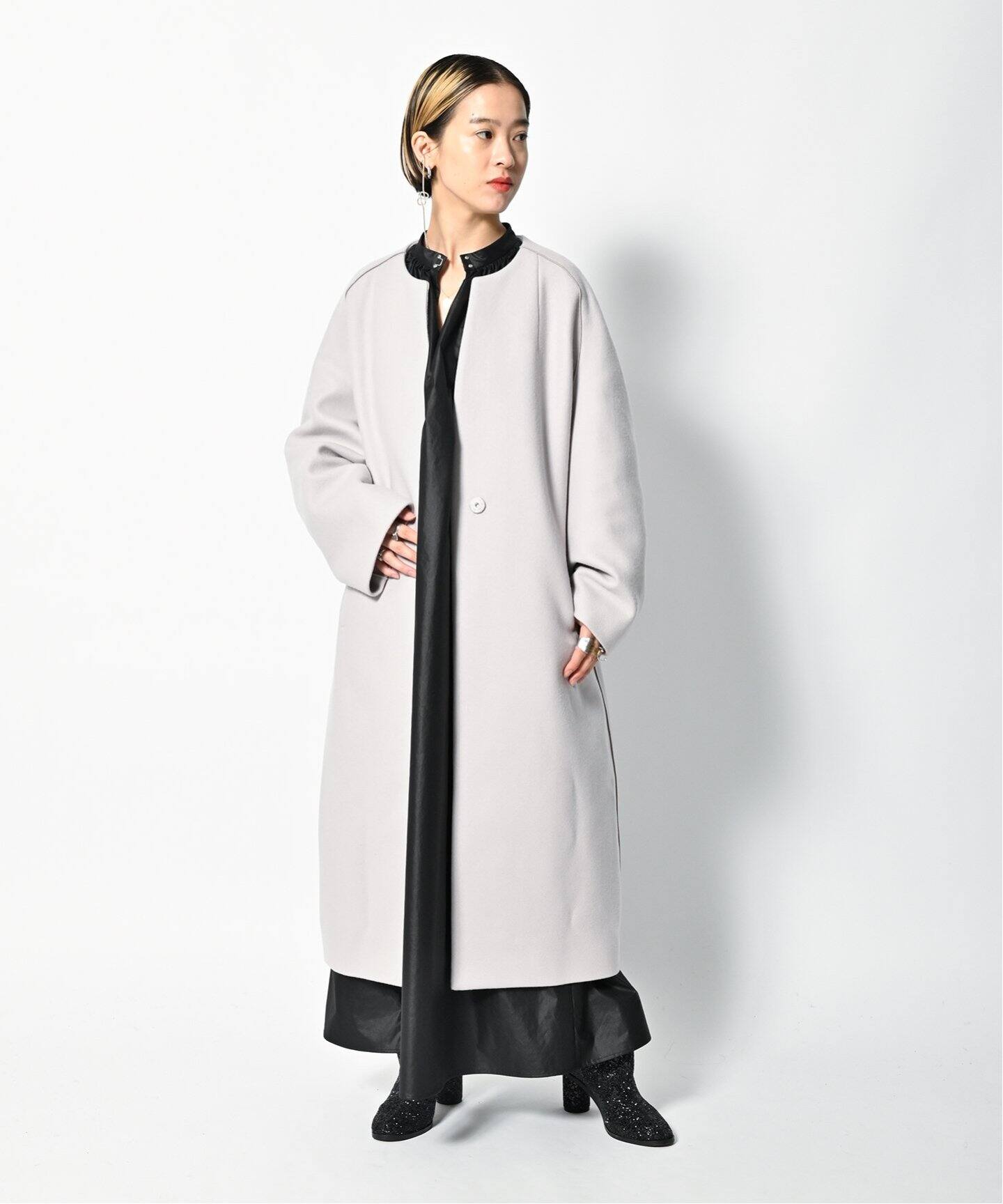 追加》OVER COCCON コート（ノーカラーコート）｜CITYSHOP（シティ 