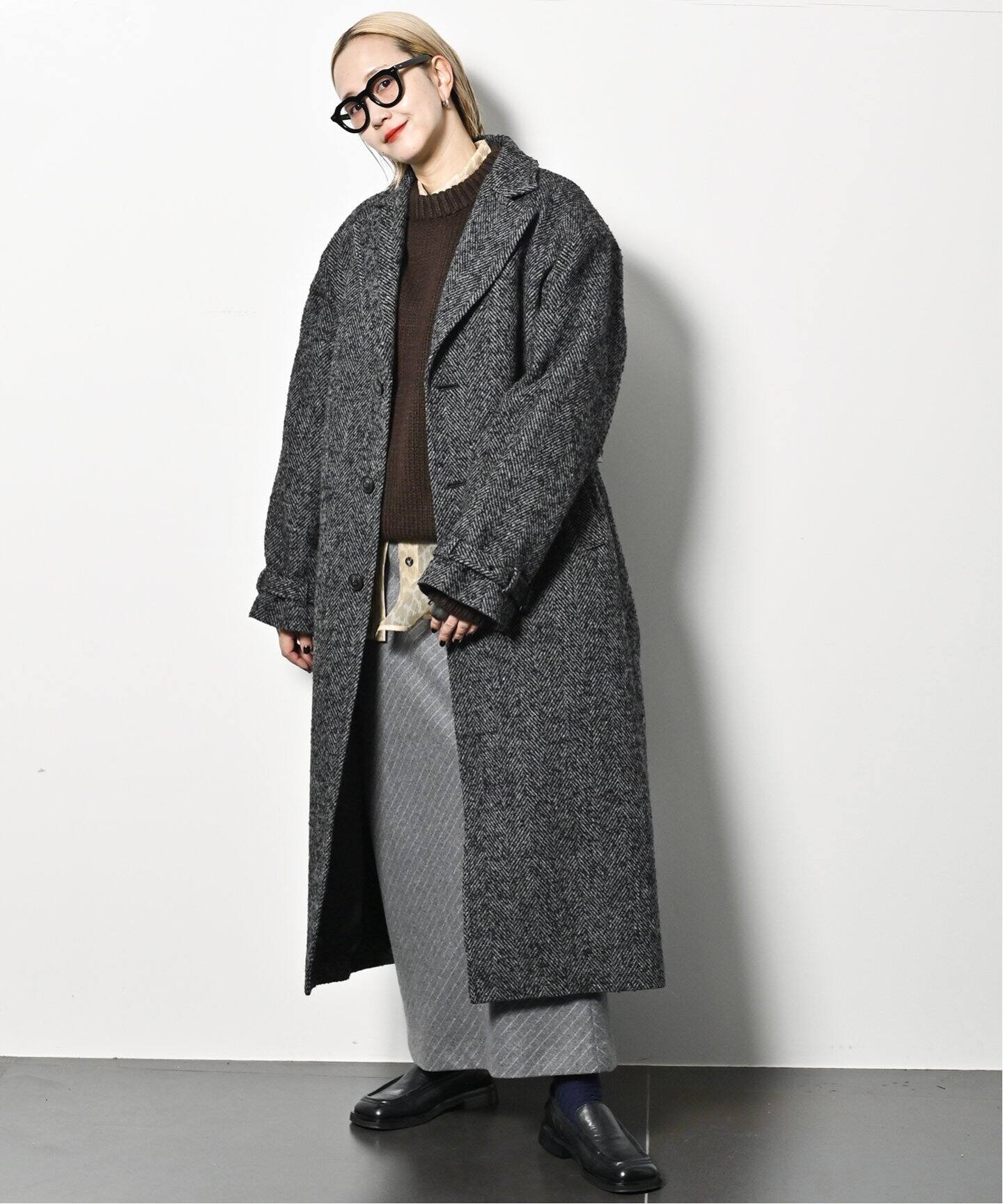 HERRINGBONE LONG コート（その他ブルゾン／アウター）｜CITYSHOP 