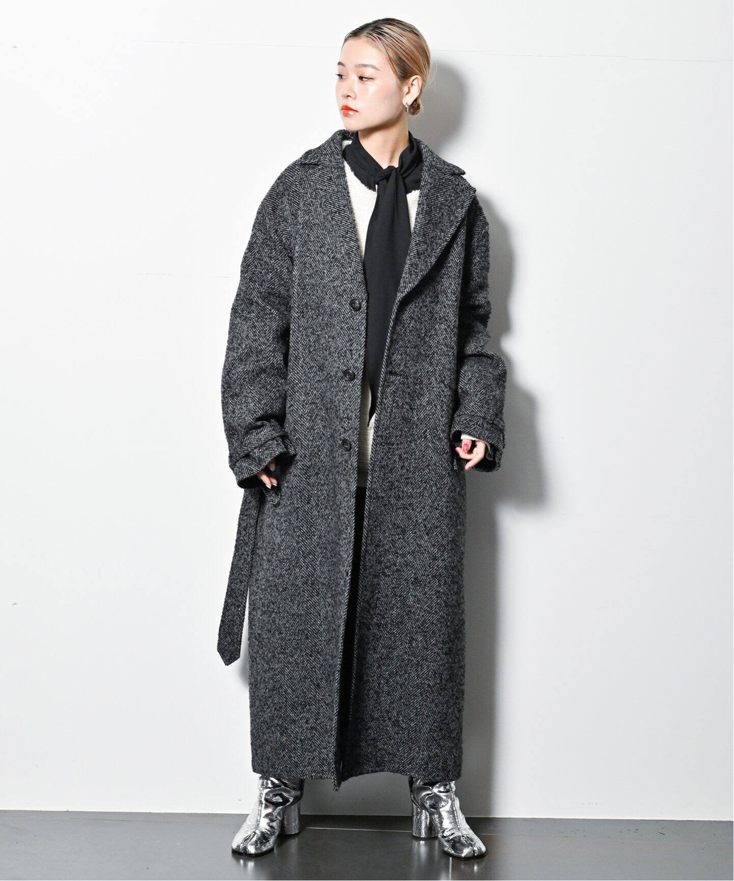 HERRINGBONE LONG コート（その他ブルゾン／アウター）｜CITYSHOP 