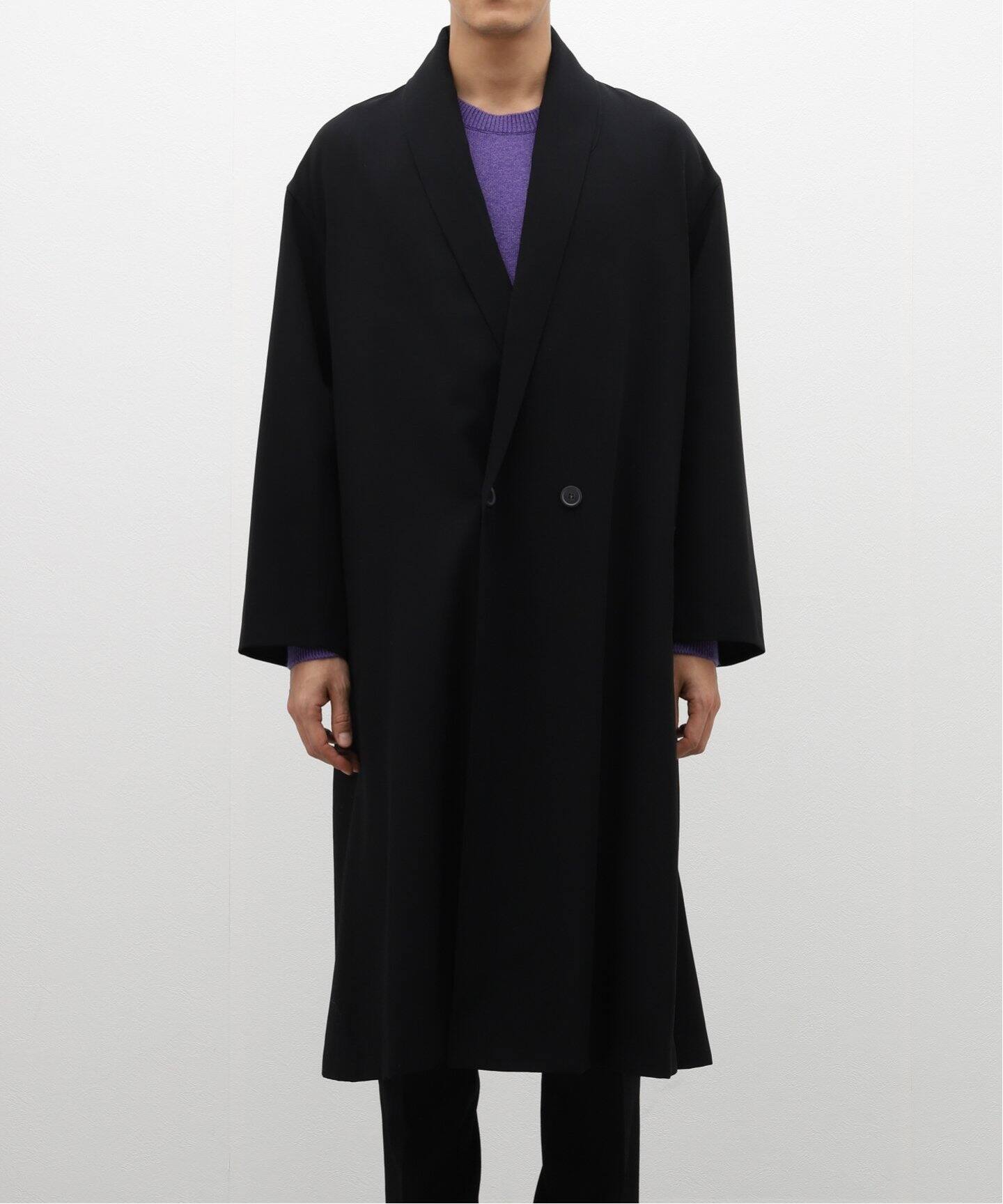 Cristaseya / クリスタセヤ】OVERSIZED SHAWL COLLAR COAT（チェスター 