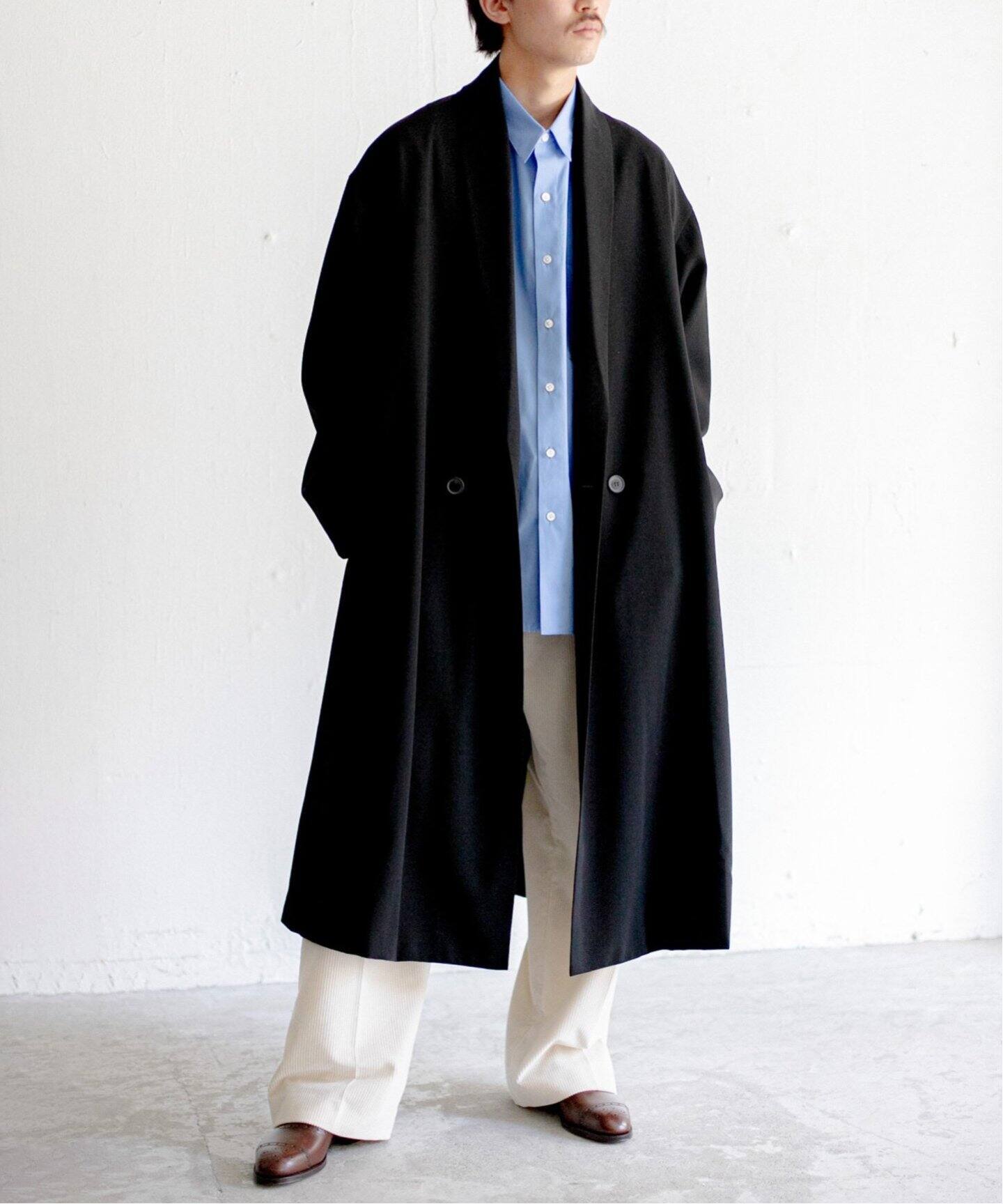 Cristaseya / クリスタセヤ】OVERSIZED SHAWL COLLAR COAT（チェスター  