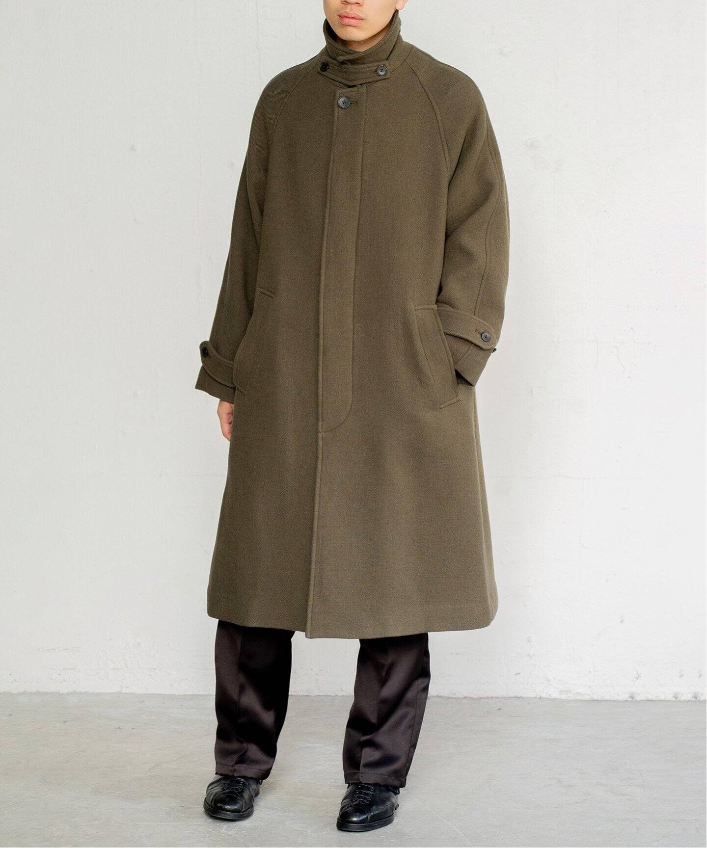 OFF THE CUFF / オフザカフ】 BLUE/F BALCOLLAR COAT（チェスター 