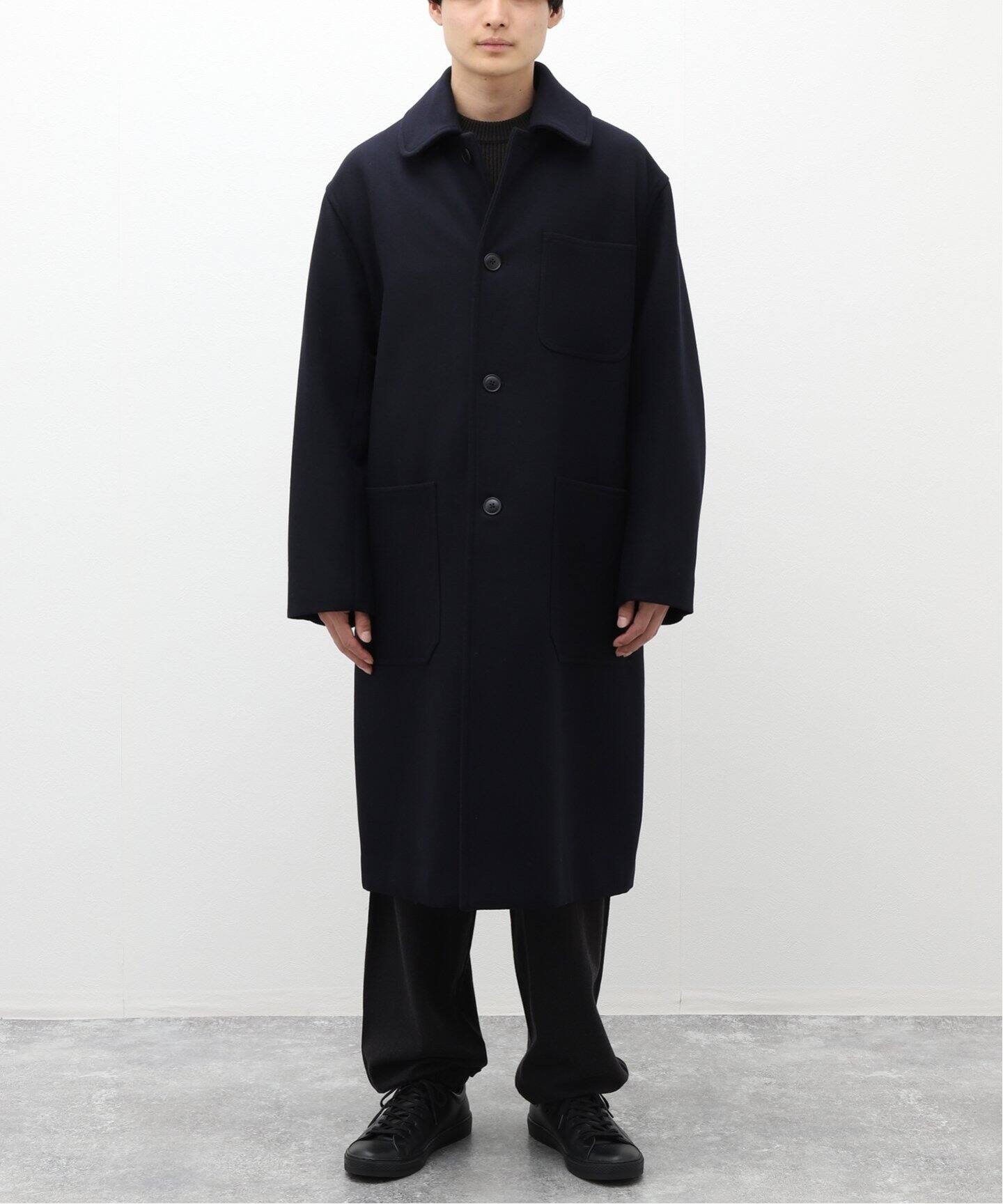 COMOLI / コモリ】ウールカシミヤ ミリタリーコート（ステンカラー  