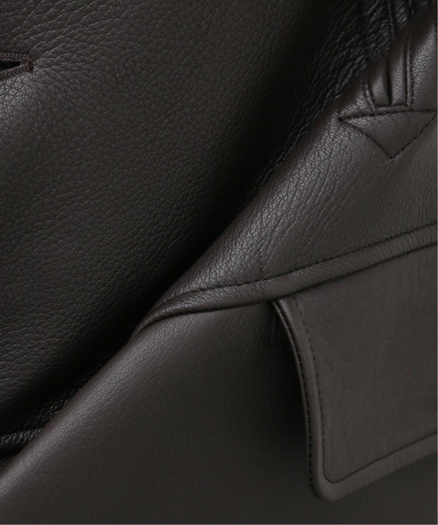 COMOLI / コモリ】シープ グレインレザーコート（その他ブルゾン