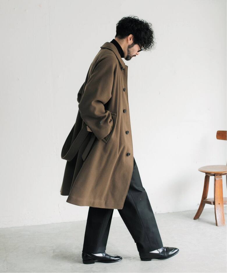 LE / エルイー】WOOL Balcollar Coat（その他ブルゾン／アウター）｜L 