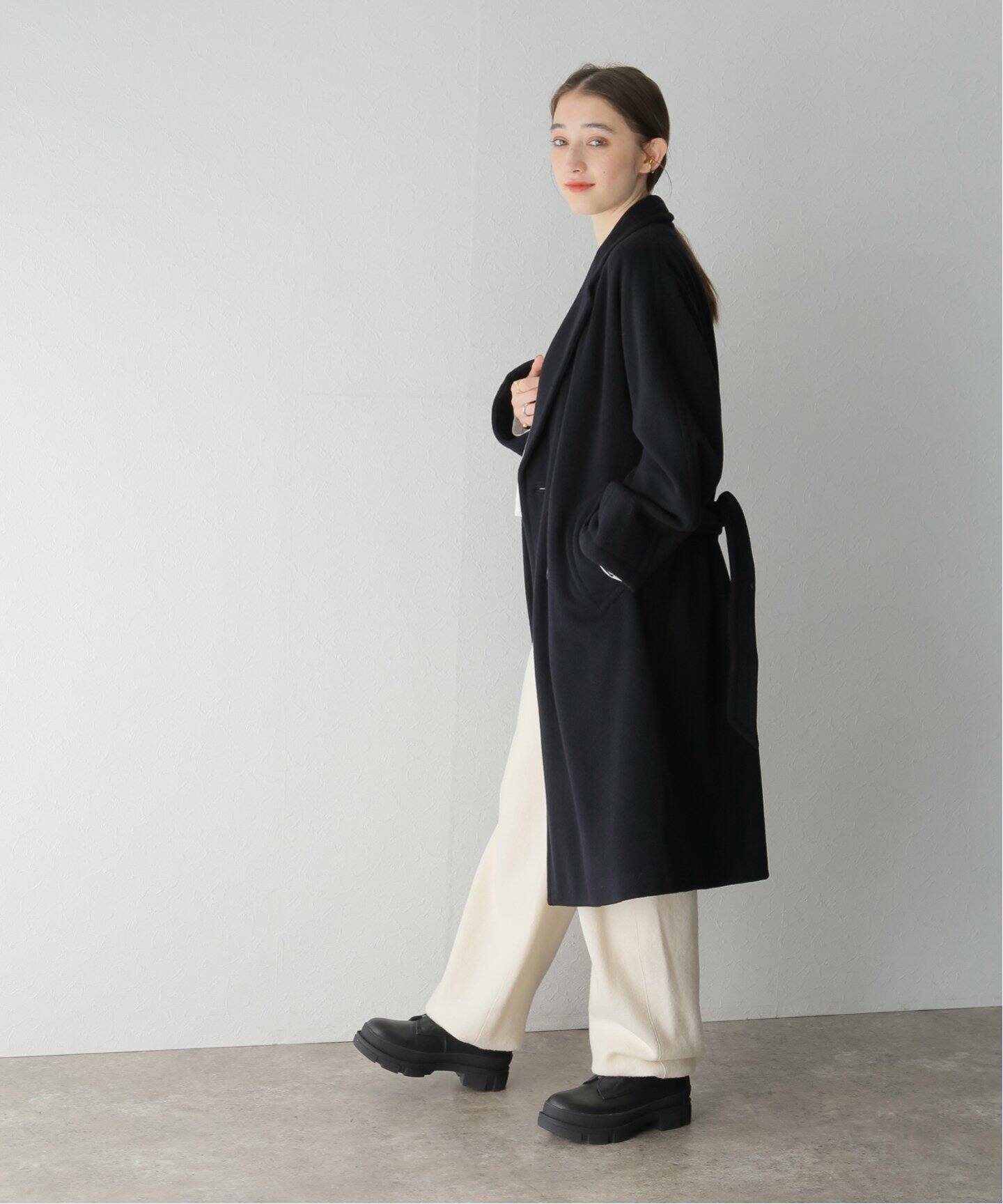 ORCIVAL / オーシバル】DOLMAN CHESTER COAT（チェスターコート 