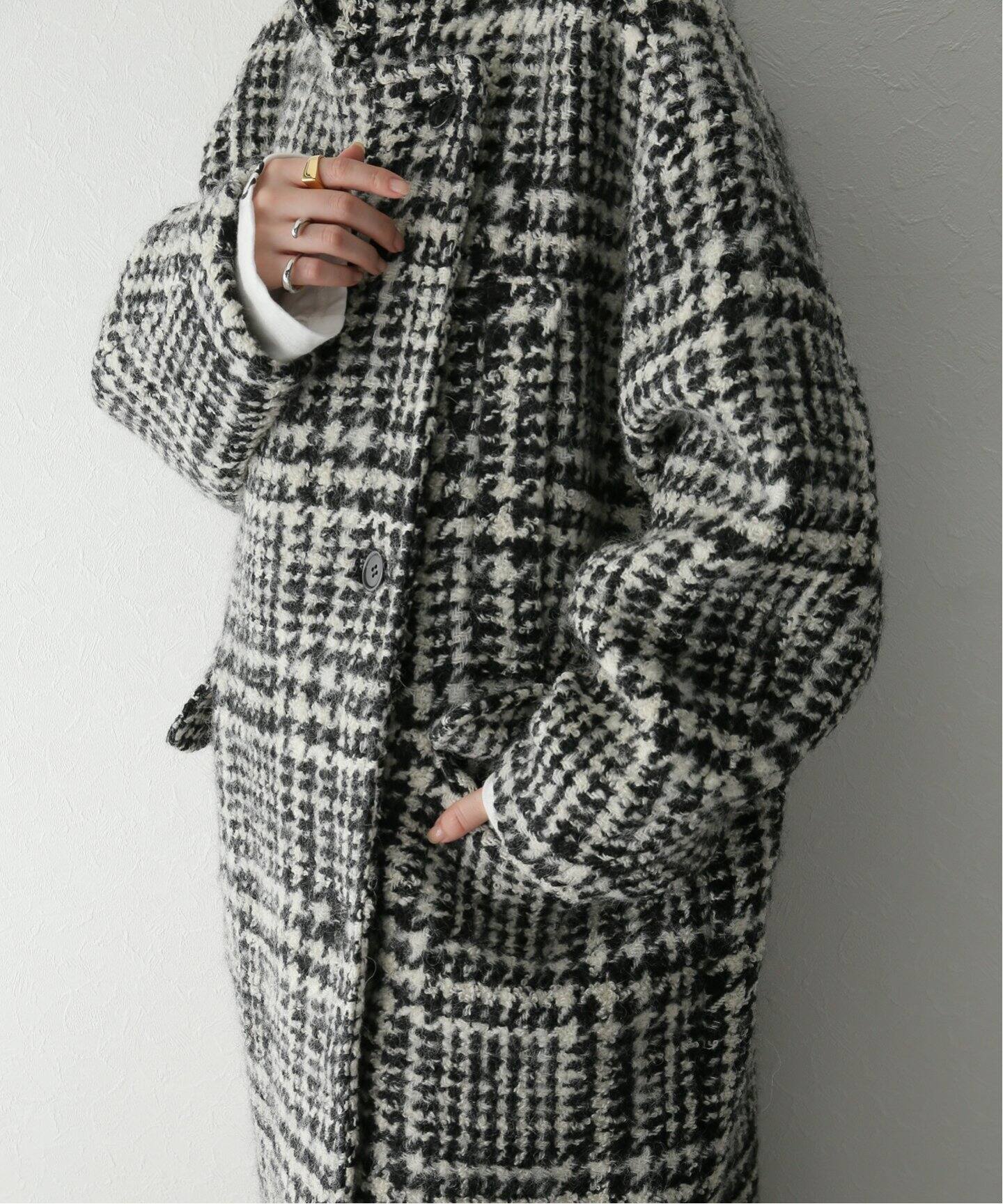 CLANE / クラネ】SHORT SHAGGY COCOON OVER COAT（チェスターコート  