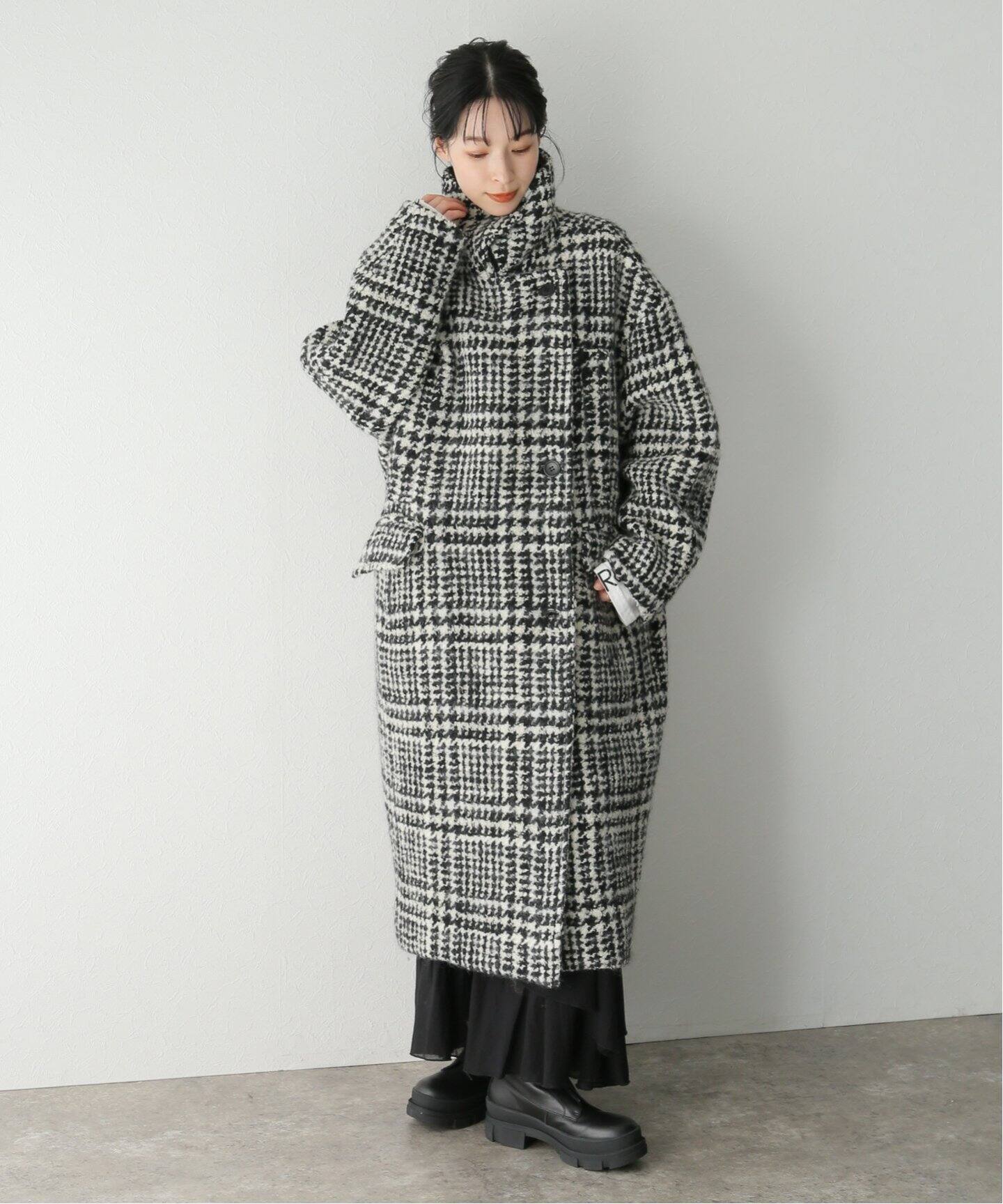 CLANE / クラネ】SHORT SHAGGY COCOON OVER COAT（チェスターコート 