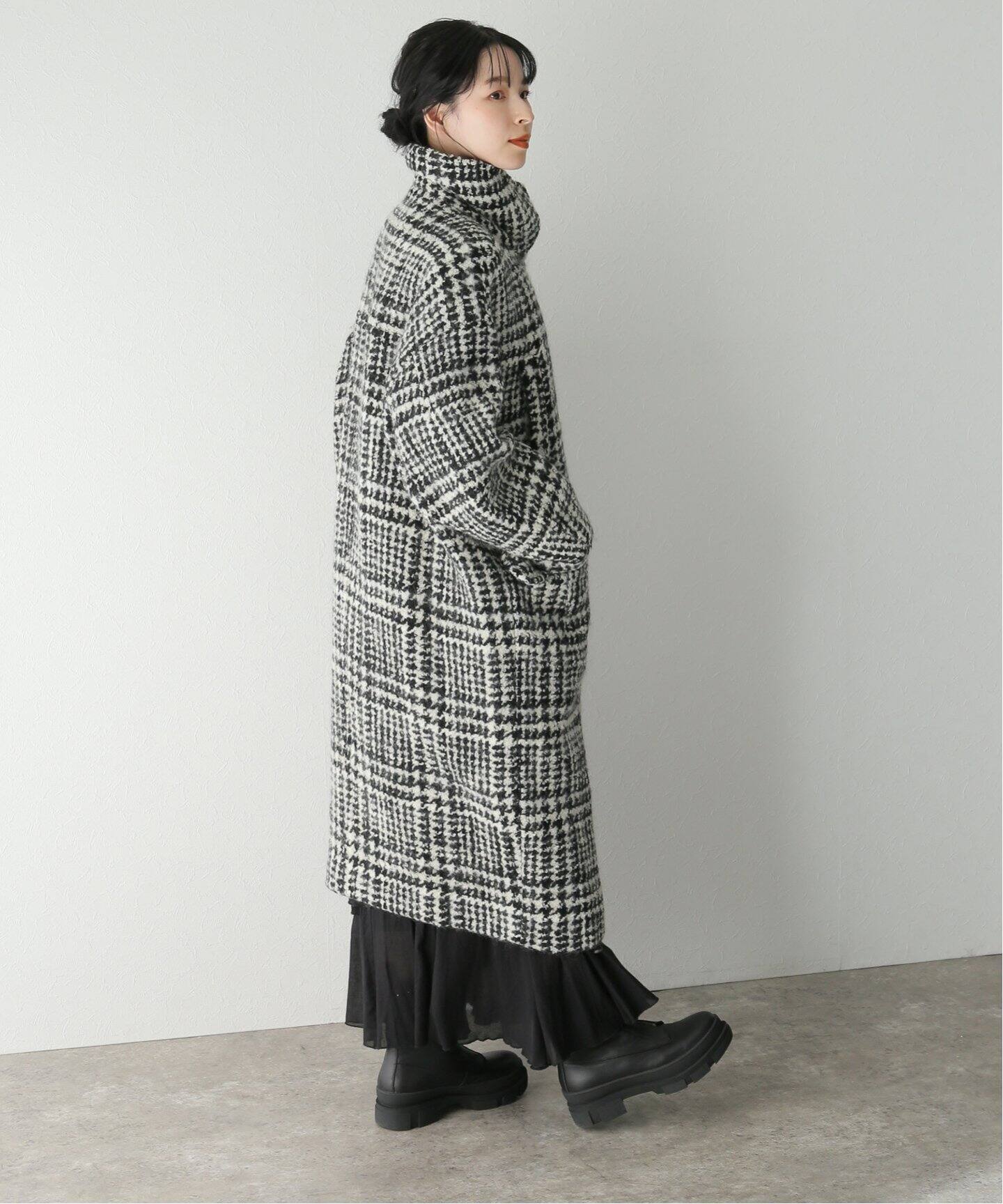 CLANE / クラネ】SHORT SHAGGY COCOON OVER COAT（チェスターコート 