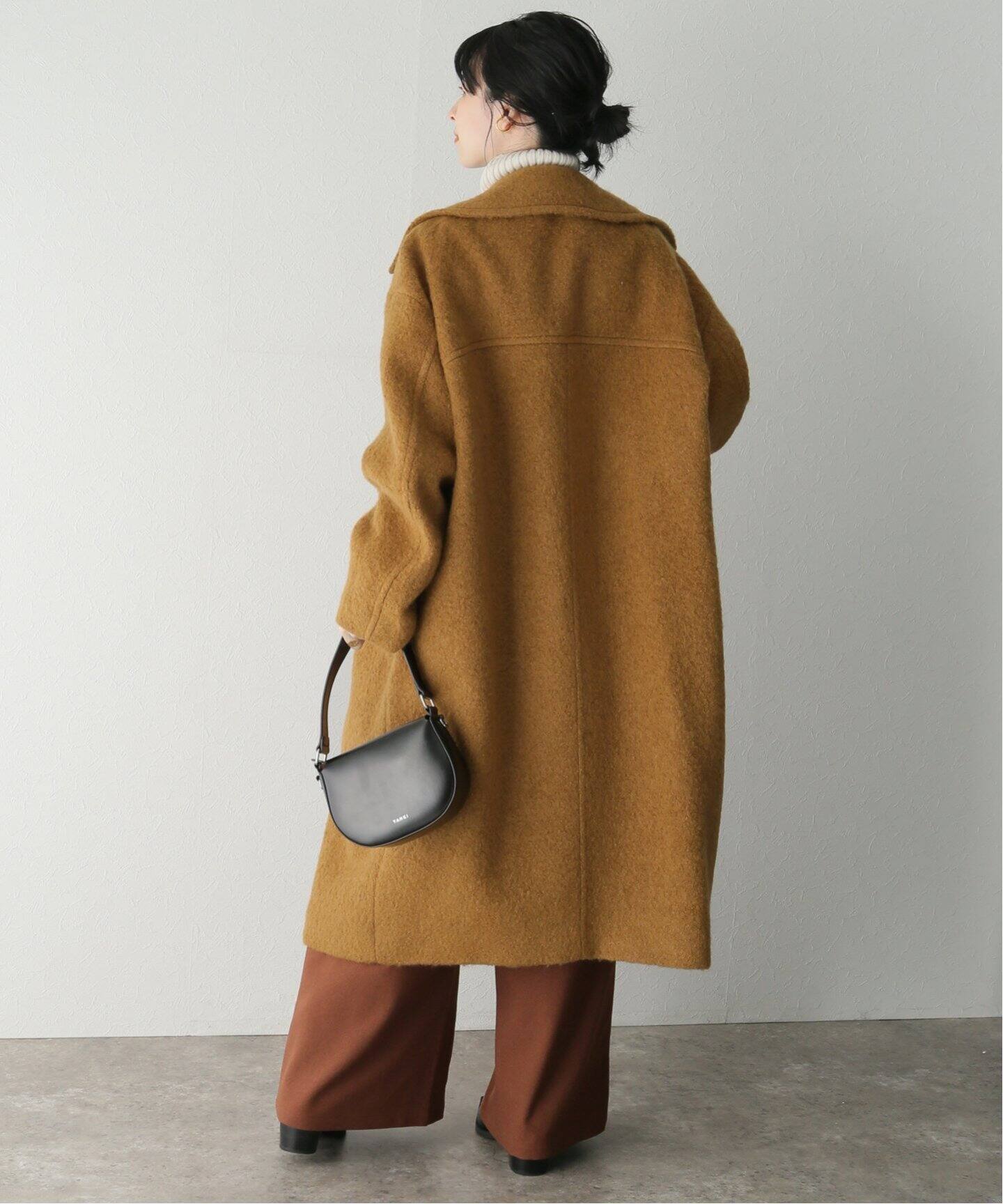 CLANE / クラネ】SHORT SHAGGY COCOON OVER COAT（チェスターコート 