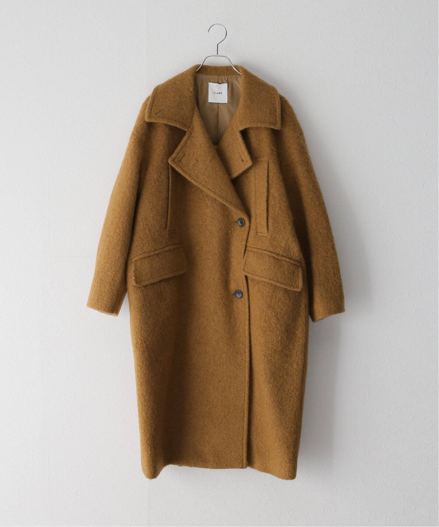 CLANE / クラネ】SHORT SHAGGY COCOON OVER COAT（チェスターコート 