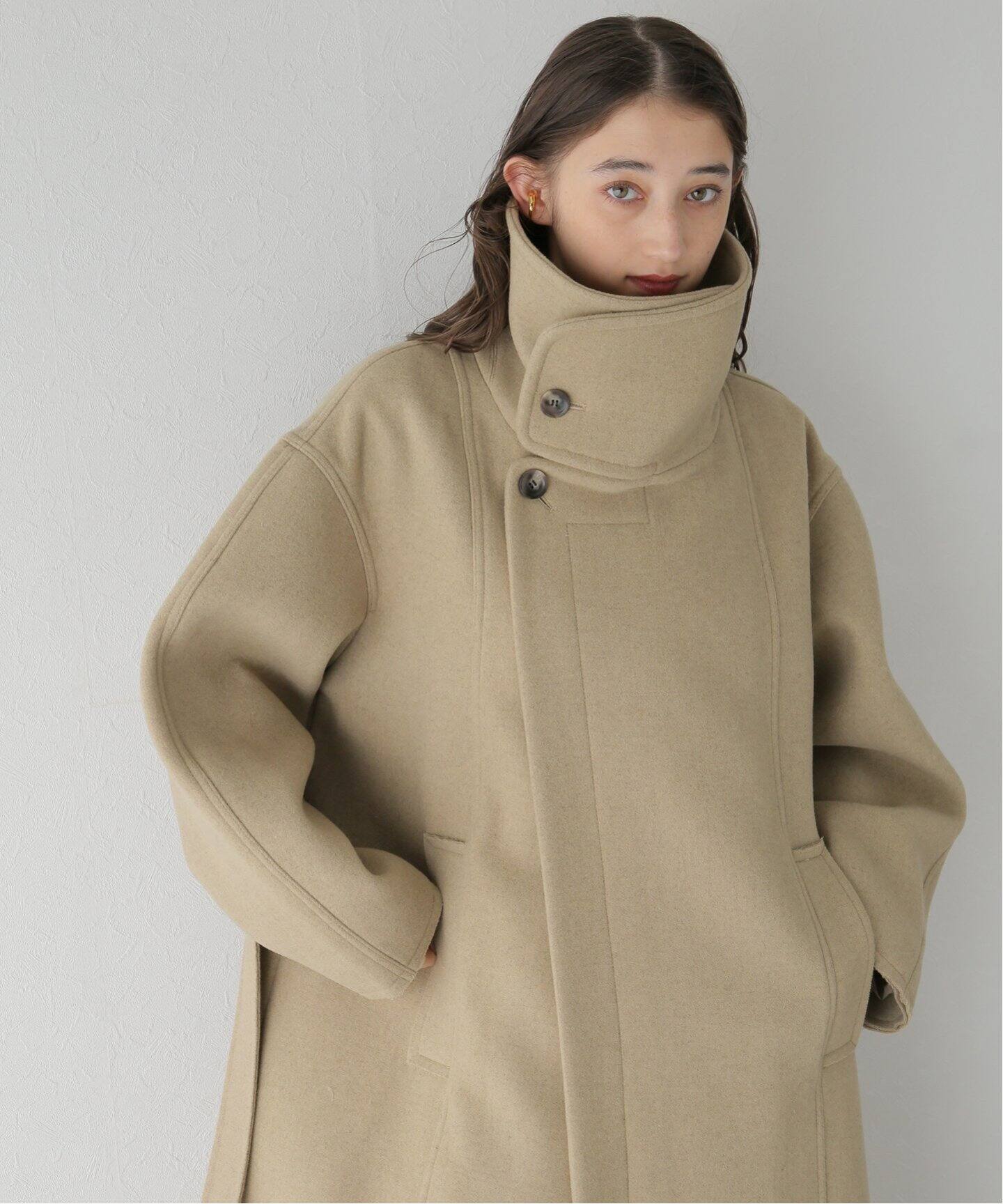 TODAYFUL / トゥデイフル】Standcollar Wool Coat（ステンカラーコート 