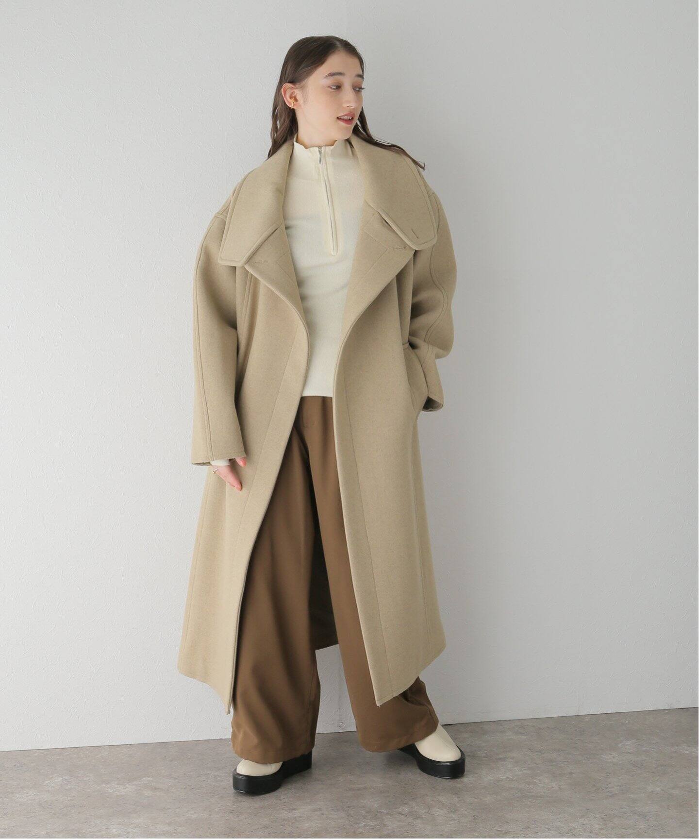 TODAYFUL / トゥデイフル】Standcollar Wool Coat（ステンカラーコート 