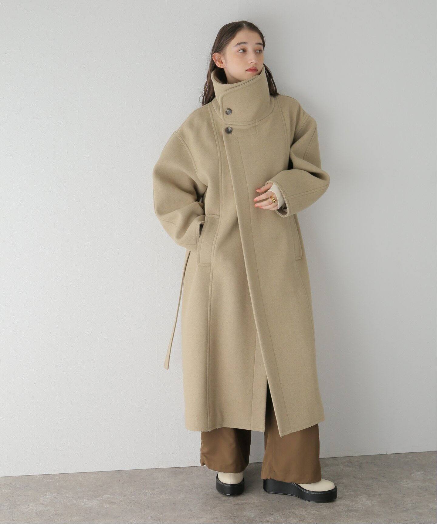TODAYFUL / トゥデイフル】Standcollar Wool Coat（ステンカラーコート  