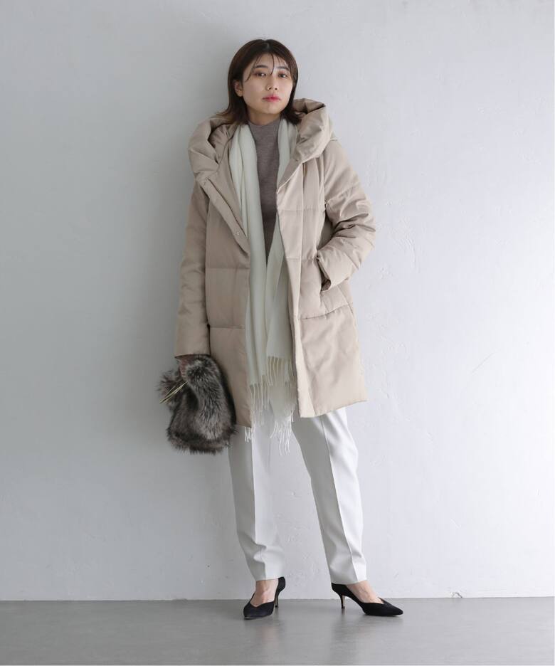 ショールカラーダウンコート（ダウンジャケット）｜La Totalite（ラ  