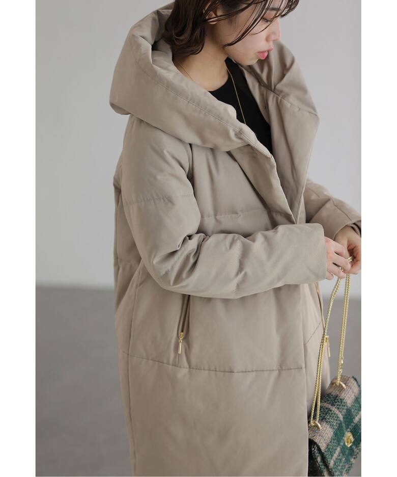 ショールカラーダウンコート（ダウンジャケット）｜La Totalite（ラ  