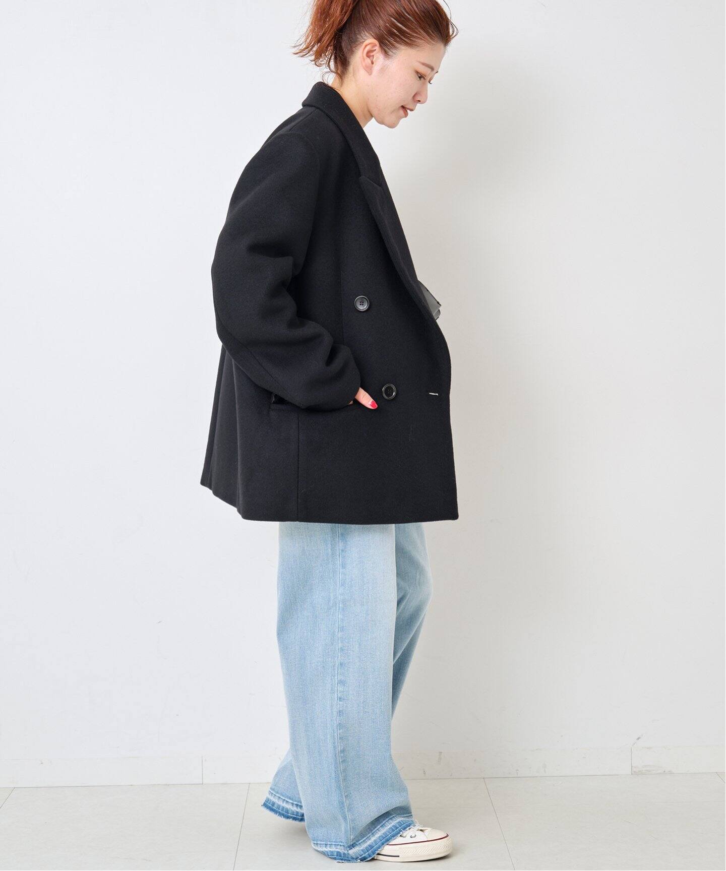 メルトンダブルブレストコート（その他ブルゾン／アウター）｜Spick  