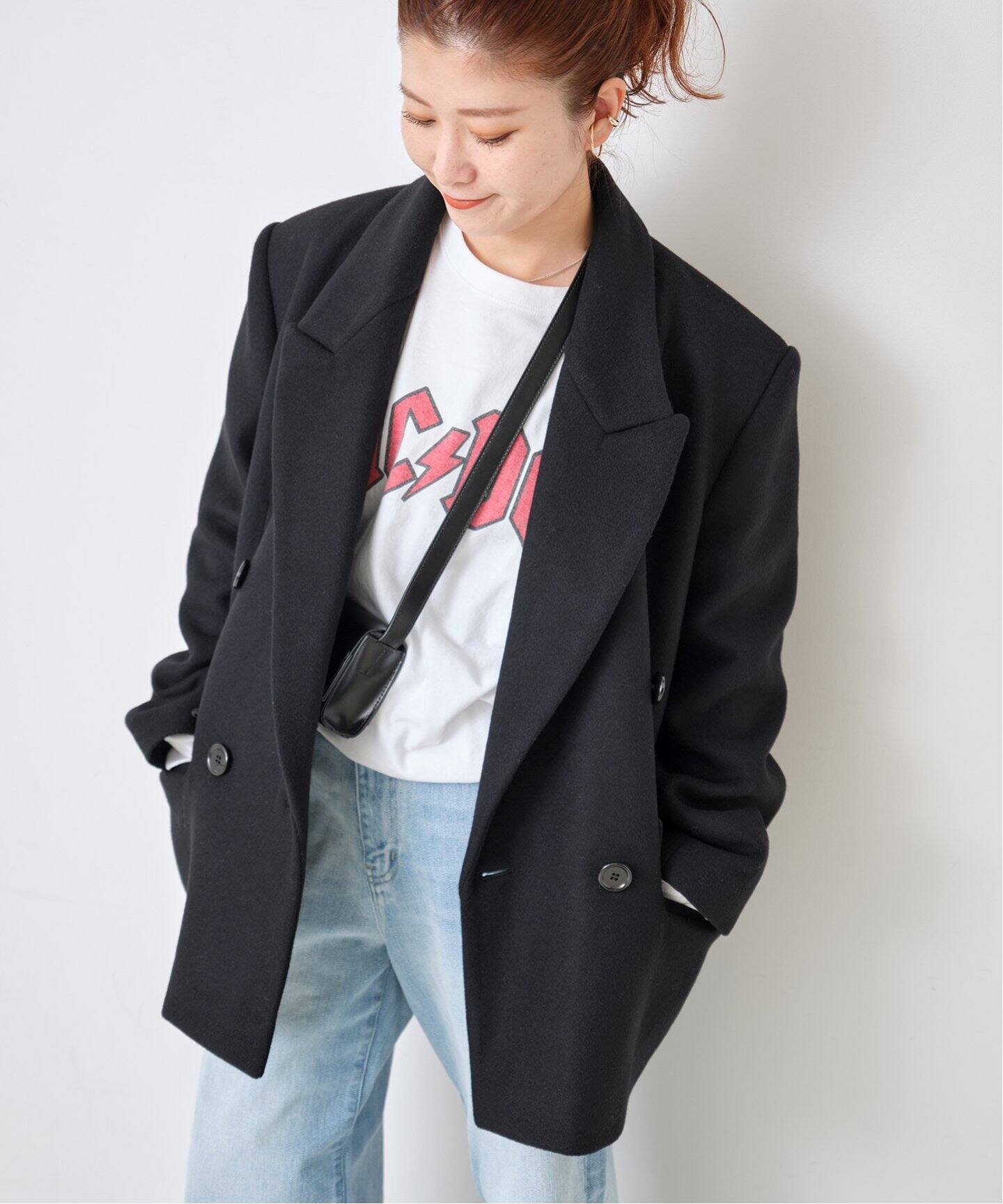 メルトンダブルブレストコート（その他ブルゾン／アウター）｜Spick  