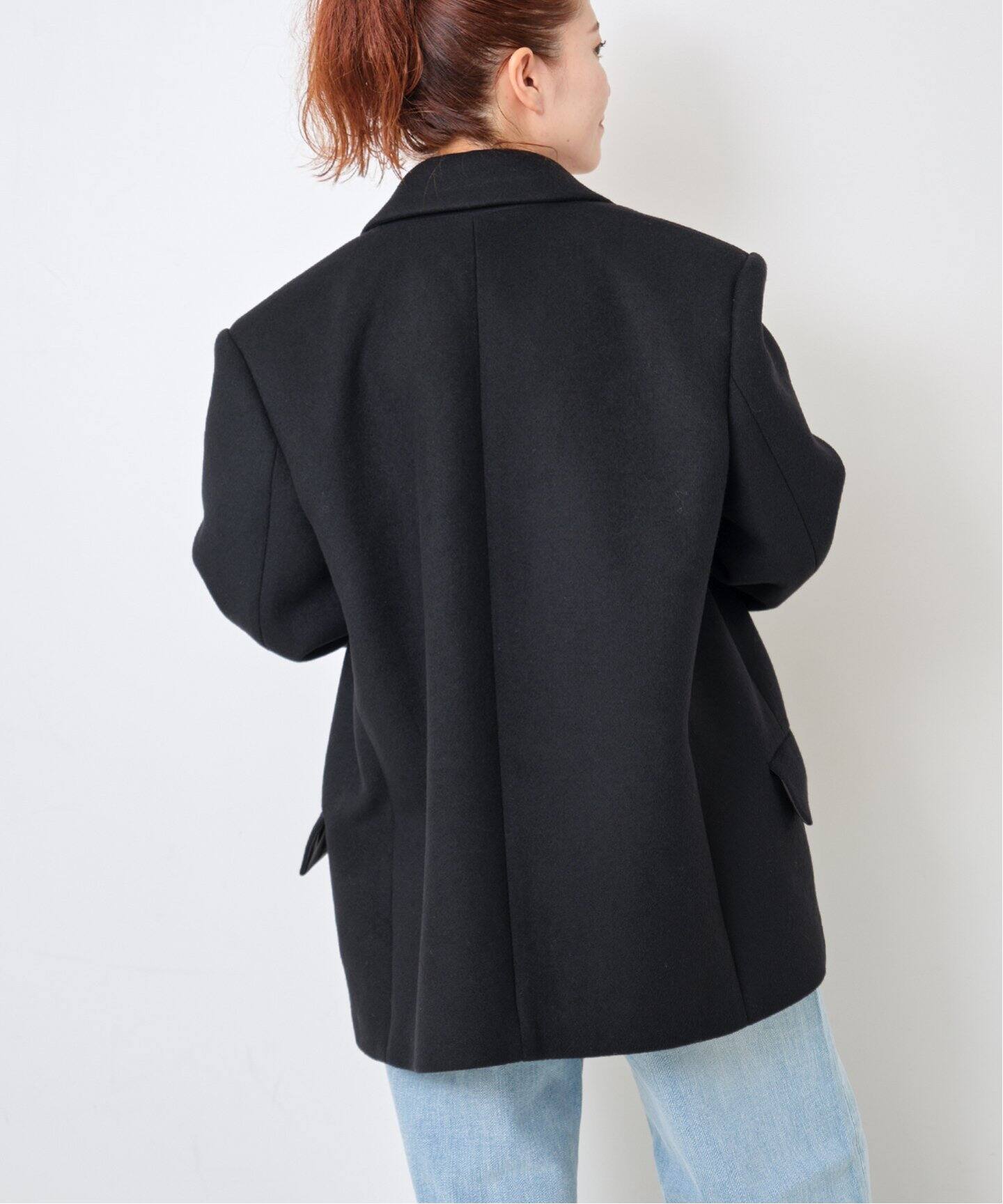 メルトンダブルブレストコート（その他ブルゾン／アウター）｜Spick  