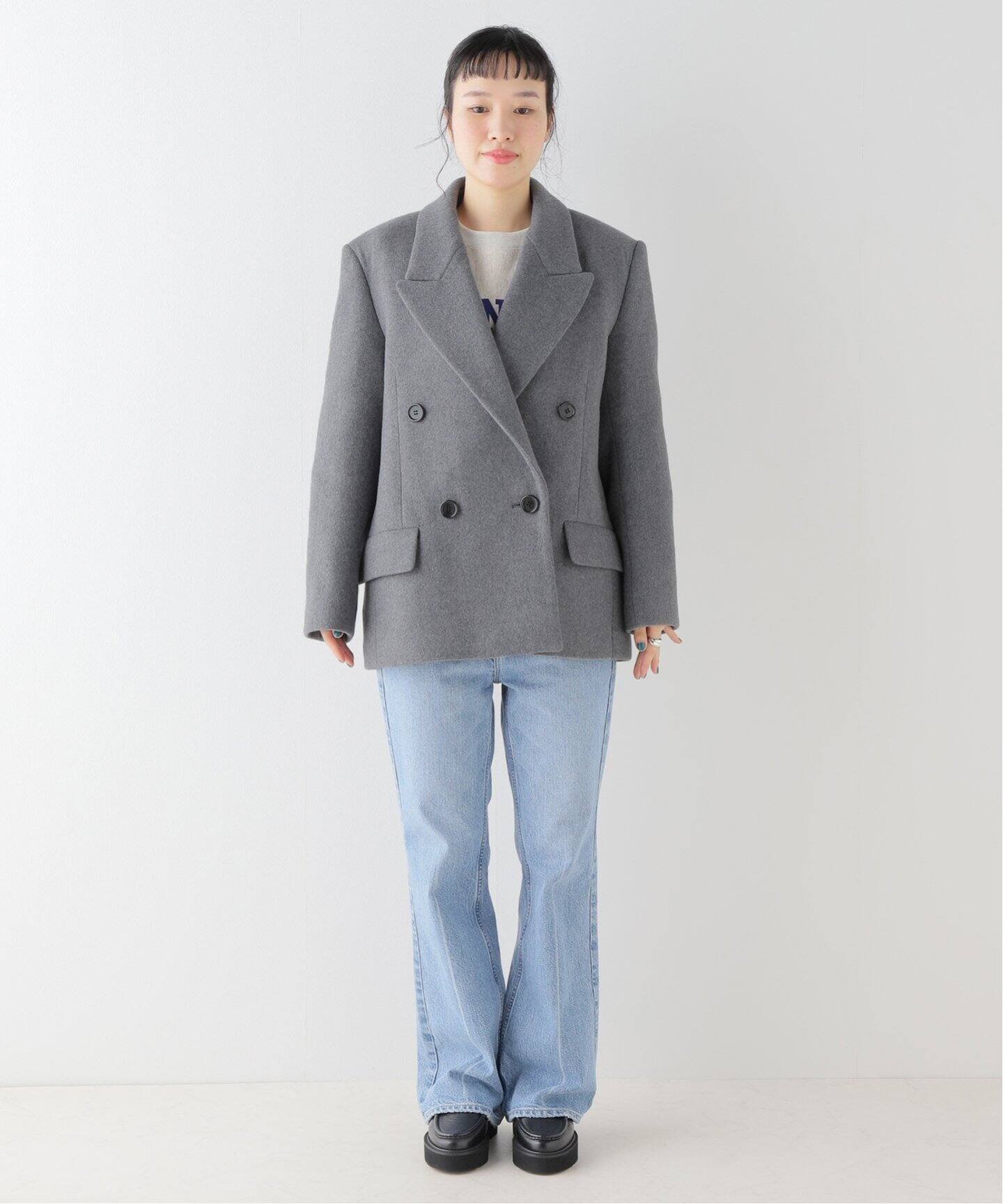 メルトンダブルブレストコート（その他ブルゾン／アウター）｜Spick  