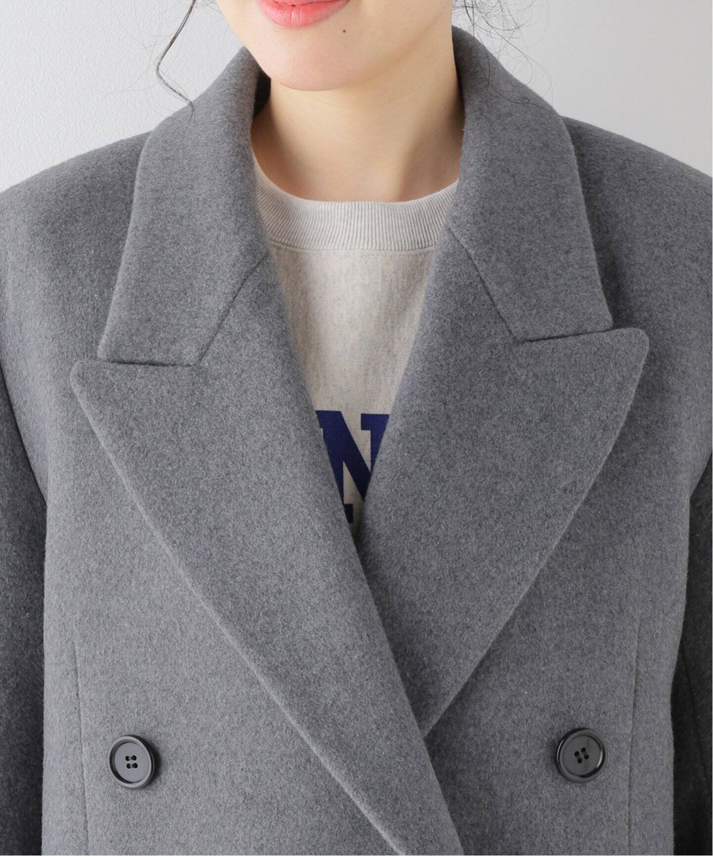 メルトンダブルブレストコート（その他ブルゾン／アウター）｜Spick  