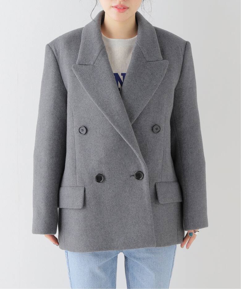 メルトンダブルブレストコート（その他ブルゾン／アウター）｜Spick  
