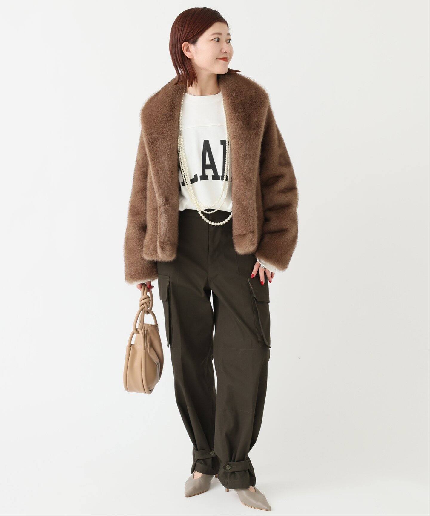 フェイクファーショートコート（その他ブルゾン／アウター）｜Spick  