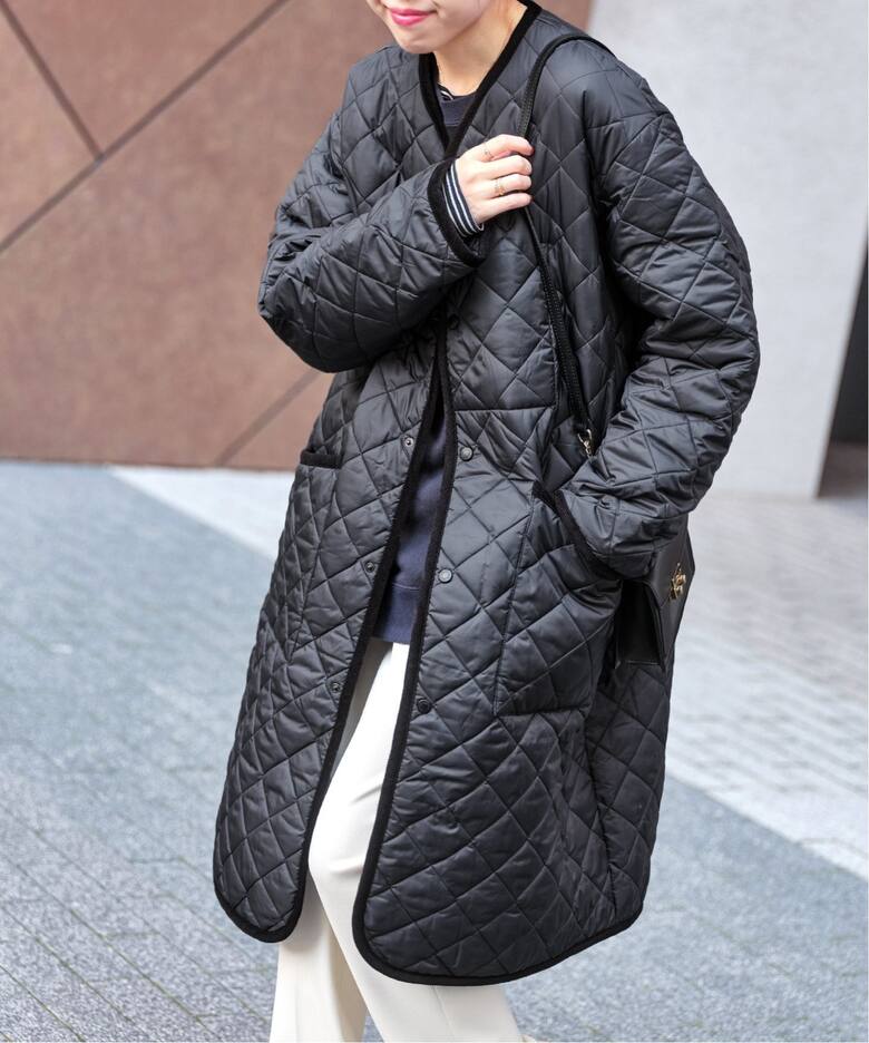 LAVENHAM ラベンハムキルティングジャケット ネイビー 38 （極美品  