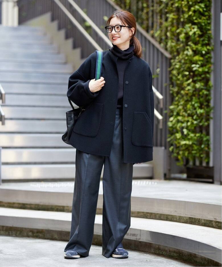 ≪WEB限定追加≫ハミルトンリバークルーネックコート3（ノーカラー  